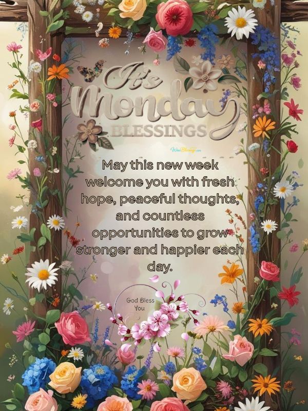 New Week Blessings