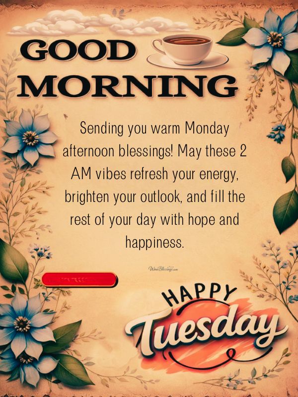 Lovely Monday Afternoon Blessings