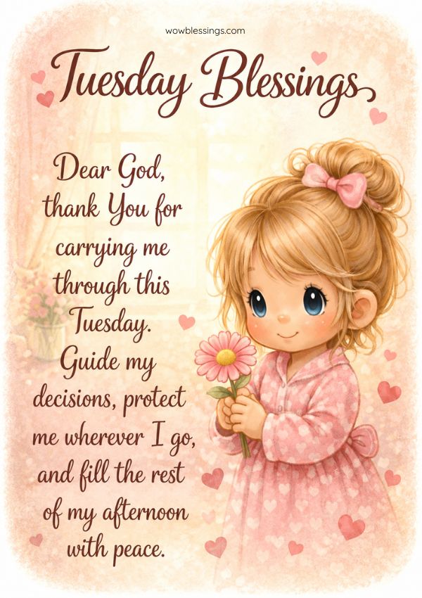 Lovely Tuesday Afternoon Blessings