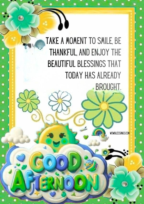 Everyday Good Afternoon Blessings​ And Prayers 