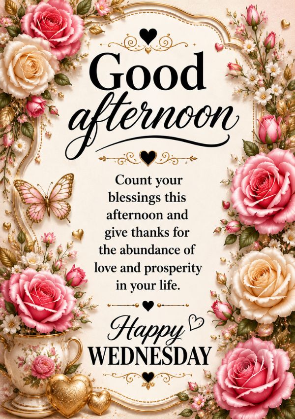 Happy Wednesday Afternoon Greetings
