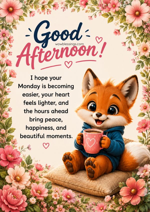 Good Afternoon Monday Greetings