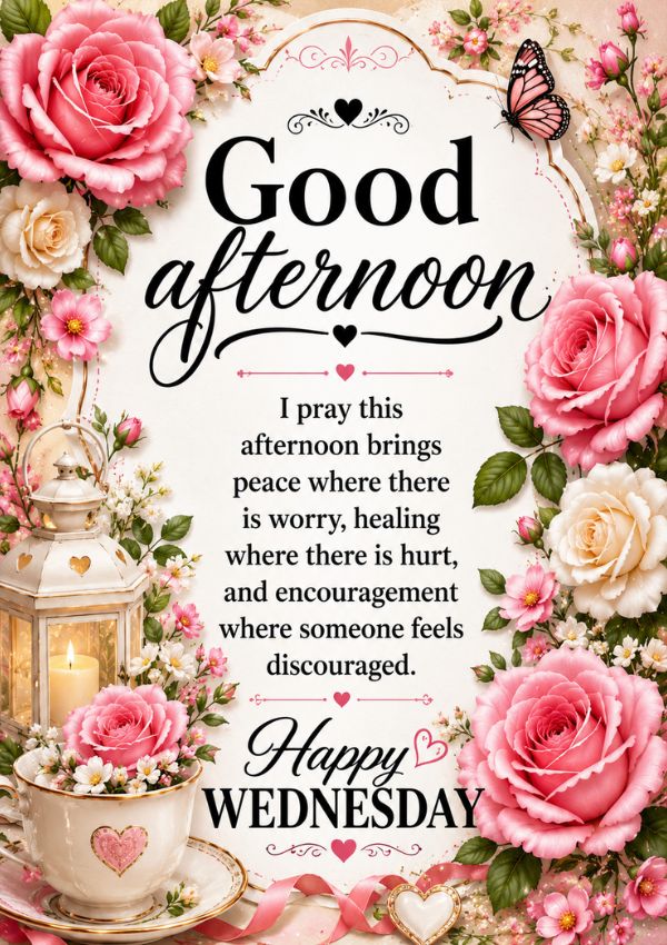 Wednesday Afternoon Blessings Images