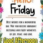 Elegant Friday Afternoon Blessings Images​